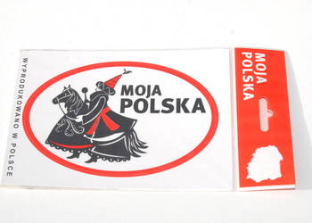 Naklejka na samochód Moja Polska lajkonik PL Kraków 10 X 15