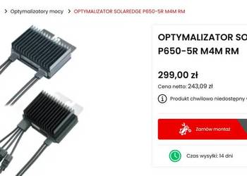 Optymalizator SolarEdge P650-5RM4MRM