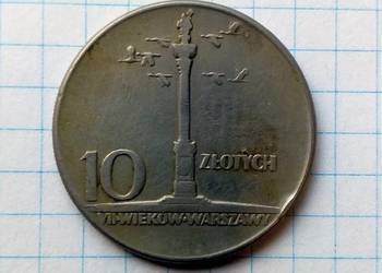 10 ZŁOTYCH 1965 ROK - POLSKA ( KOLUMNA ZYGMUNTA )