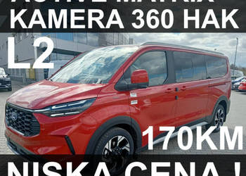 Ford Tourneo Custom Active 170KM Matrix Led Kamera 360 Akt Tempo. Przetwor…
