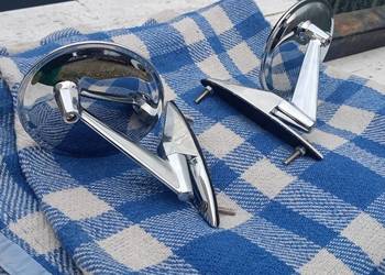 Lusterka chromowane klasyk zabytek retro samochodowe