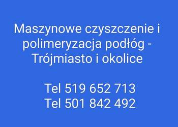 Maszynowe czyszczenie i polimeryzacja posadzek