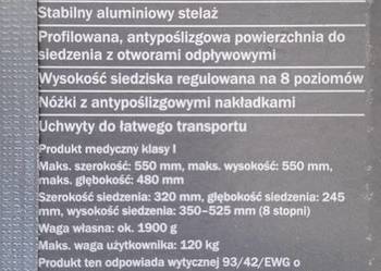 Stołek składany prysznicowy