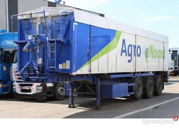 Naczepa z wydmuchem wywrotka komorowa do paszy do sruty do pelettu