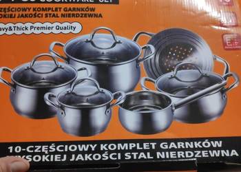 Garnki Hoffner beczułki solidne grubsze