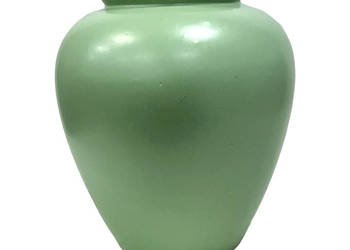 Ceramiczny wazon Scheurich 504-20 miętowy minimalizm, Niemcy lata 70.