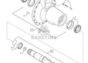 New Holland T6090 T6070 Wałek 84158497