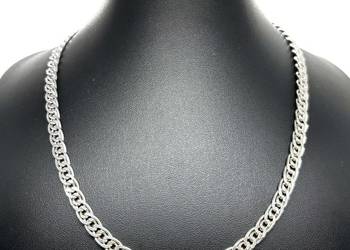 Srebrny Łańcuszek Próby 925 21,76g Długość 45cm Ocechowany Rombo