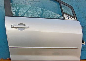 MAZDA 5 05-10 DRZWI PRAWE PRZEDNIE SREBRNA PODNOŚNIK SZYBA