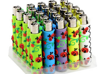 Zestaw 5 Zapalniczek Płomieniowych Krzesiwowych Atomic Candy Ladybug