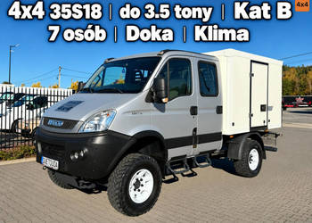 Iveco Daily 35S18 55S18 4x4 REDUKTOR DOKA 7-OS. 3.0 180KM DMC 3,5T KAT. B …
