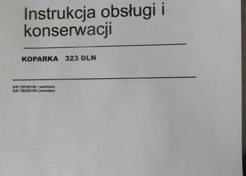 dtr instrukcja obsługi  koparka caterpillar 323 DLN i inne dtr instrukcja obsługi  koparka caterpillar 323 DLN i inne