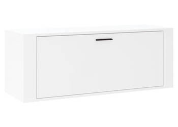 Półka na buty biała 100x35x38 cm materiał drewnopochodny WM-821020