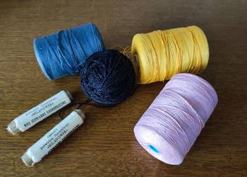 nici chirurgiczne Milanówek mulina wełna włóczka dratwa sznurek