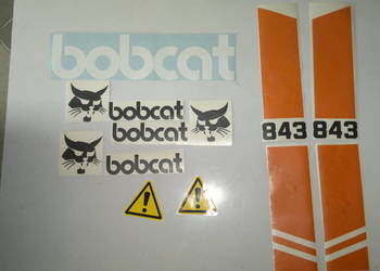 Naklejki Bobcat 741 , 843 miniładowarka