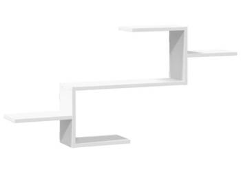 Półka ścienna biała 104x15x49 cm materiał drewnopochodny WM-853200