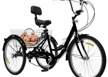 Rower Trójkołowy 24" Rehabilitacyjny - SKŁADANY - Wysyłka pobraniowa