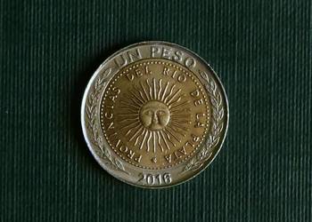 ARGENTYNA - 1 peso, 2016r._