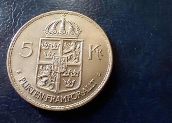 Stare monety 5 koron 1972 Szwecja