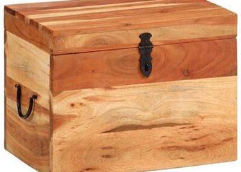 vidaXL Skrzynia, 39x28x31 cm, lite drewno akacjowe(SKU338482)