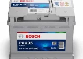 Akumulator Bosch 62Ah 550A EN P0005 DARMOWA WYMIANA Akumulator Bosch 62Ah 550A EN P0005 DARMOWA WYMIANA