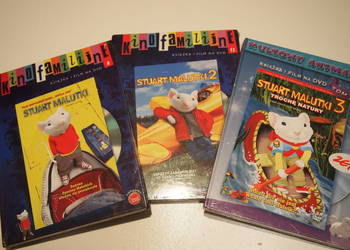 Stuart Malutki Myszka 1 2 3 tomy animacja dla dzieci
