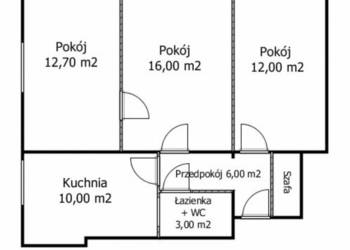 Sprzedam mieszkanie 59.7m2 3 pokoje Lublin