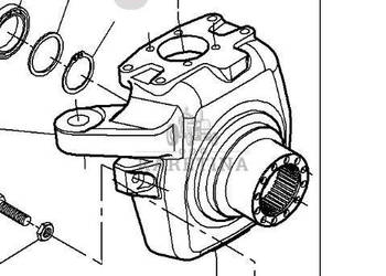 Massey Ferguson 7516 Obudowa Zwolnicy Lewa Prawa 7400602901 7400602801