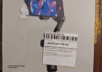Na sprzedaż: Gimbal 3-osiowy Aochuan Smart XE + Moduł AI Tracking (Nowy zes