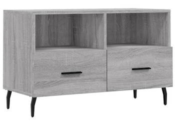 Szafka pod telewizor szary dąb sonoma 80x36x50 cm WM-828994
