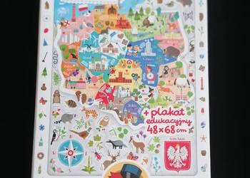 Puzzle Obserwacyjne Mapa Polski 117elementów. 5+ CzuCzu