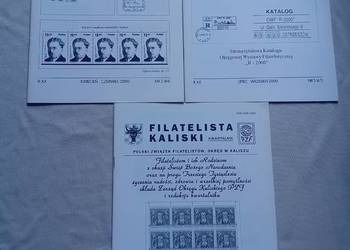 Kwartalnik Filatelista Kaliski, rocznik 2000. Brak numeru 1.