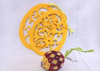 Ozdoby wielkanocne Zawieszki kpl.=3 NOWE