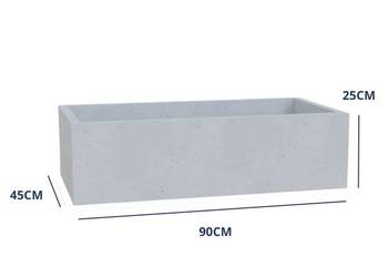 DONICA Betonowa 90x45x25cm Na Kwiaty