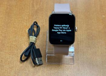 Smartwatch Hama 6010 GPS Różowe Złoto + Ładowarka