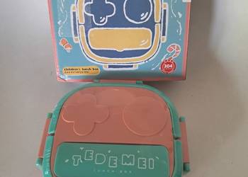 nowy lunchboks tedemei w środku wykonany ze stali nierdzewnej