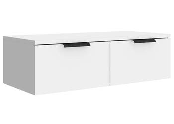 Szafka wisząca biała 68x30x20 cm materiał drewnopochodny WM-811394