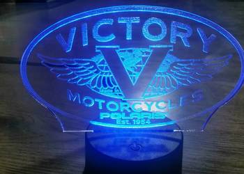 lampka led 3d victory polaris motor prezent gratis