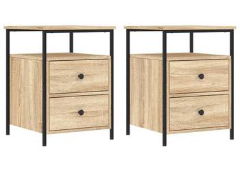 vidaXL Szafki nocne, 2 szt., dąb sonoma, 44x45x60 cm(SKU:826006)