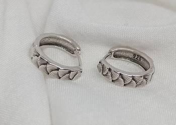 Kolczyki kółka 925 srebro