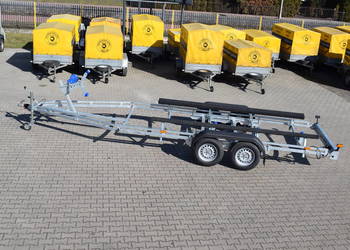 Przyczepa podłoodziowa ciężarowa 255 cm szeroka do 7,8 m łodzi Producent