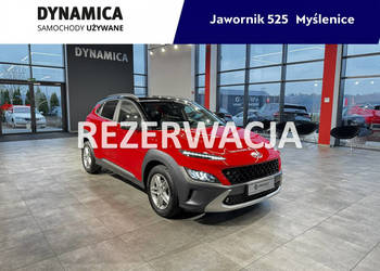 Hyundai Kona 1.0T-GDI 120KM DCT 2021 r., salon PL, I właściciel, serwisowa…