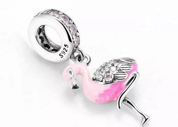 Pandora Charm Moments koralik zawieszka flaming różowy