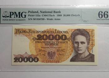 20000 złotych 1989 s. M - PMG 66