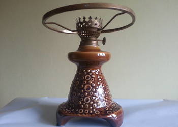 Lampa lampka prl Mysłakowice porcelit