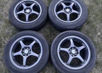 Felgi Advan Racing 4x100 4x108 opony lato 185/65/15" Peugeot Honda JDM