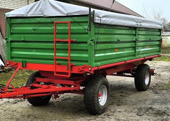 Przyczepa rolnicza niemiecka MAACK DMC8000kg jak NOWA po odbudowie