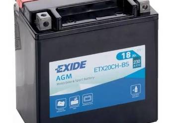Akumulator motocyklowy EXIDE ETX20CH-BS YTX20CH-BS 12V 18Ah