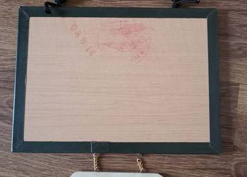 Kolekcjonerski obrazek z widokiem na górę Fiji Fudżi Japonia