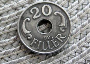 Węgry 20 Filler 1943r - Stal